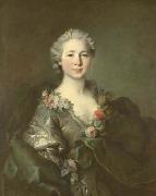 Louis Tocque Portrait of mademoiselle de Coislin France oil painting artist